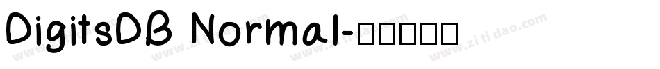 DigitsDB Normal字体转换